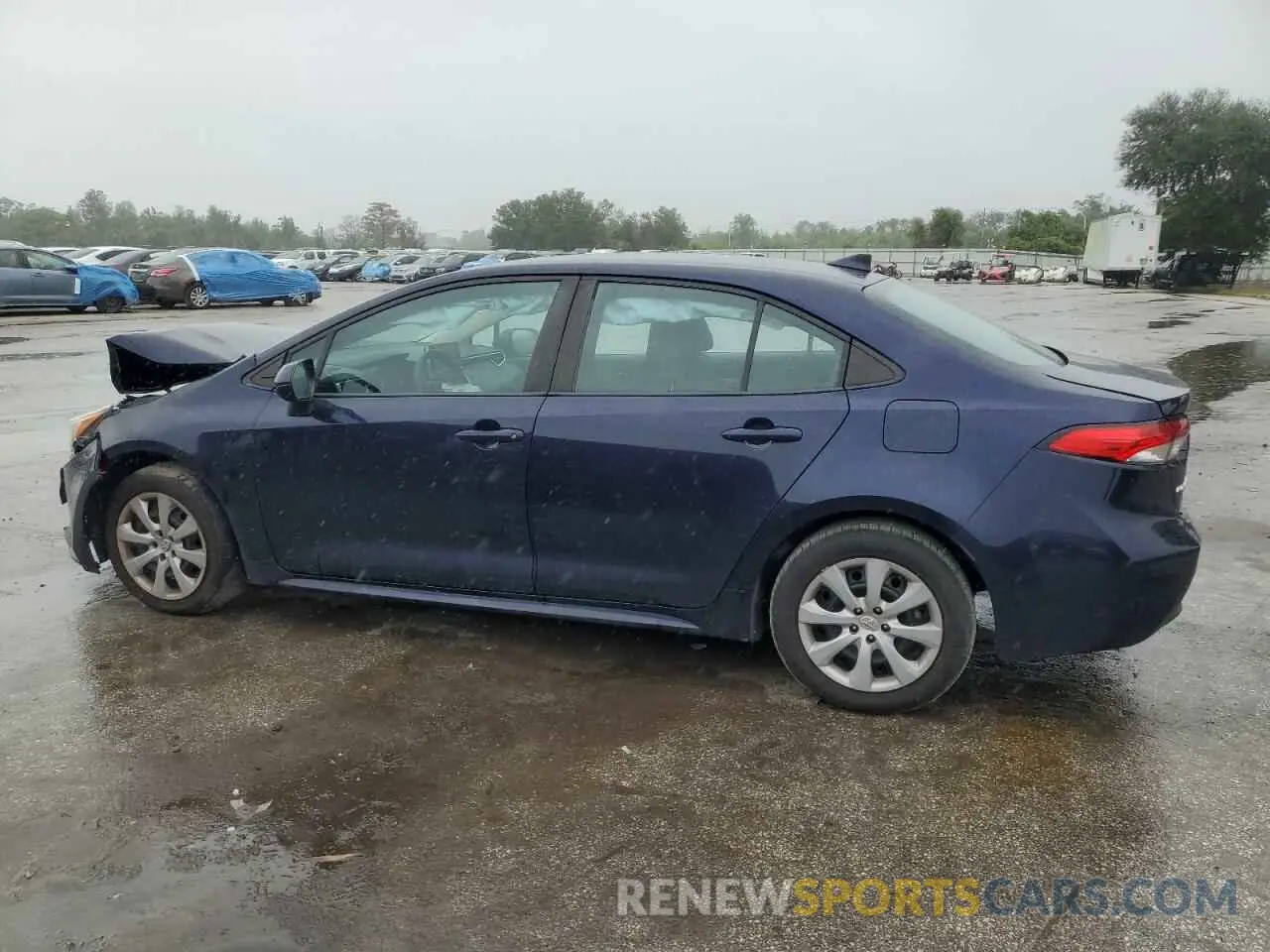 2 fotografías del automóvil dañado 5YFEPMAE2MP187014 TOYOTA COROLLA 2021