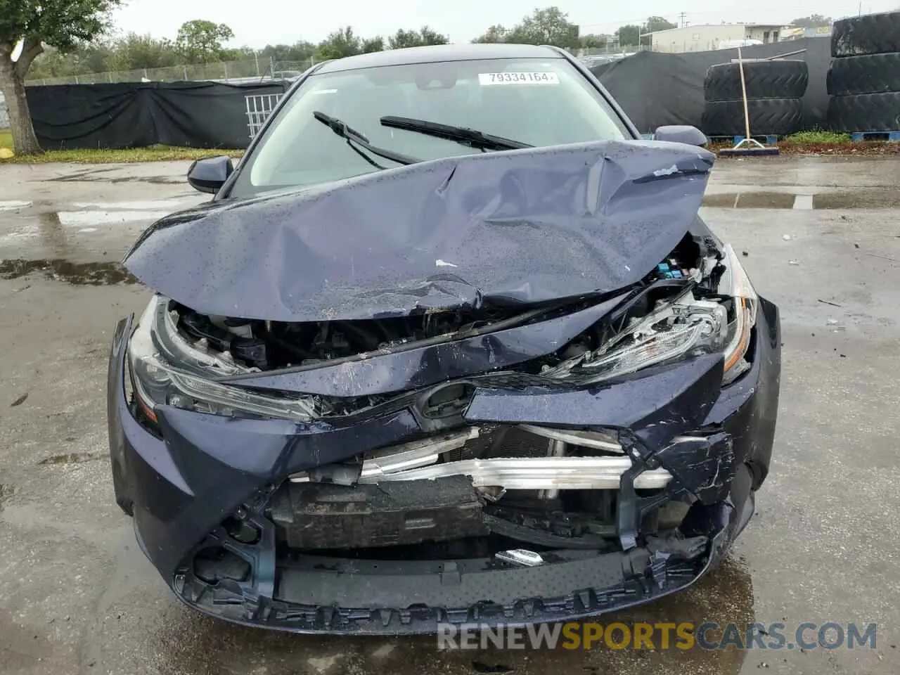 5 fotografías del automóvil dañado 5YFEPMAE2MP187014 TOYOTA COROLLA 2021
