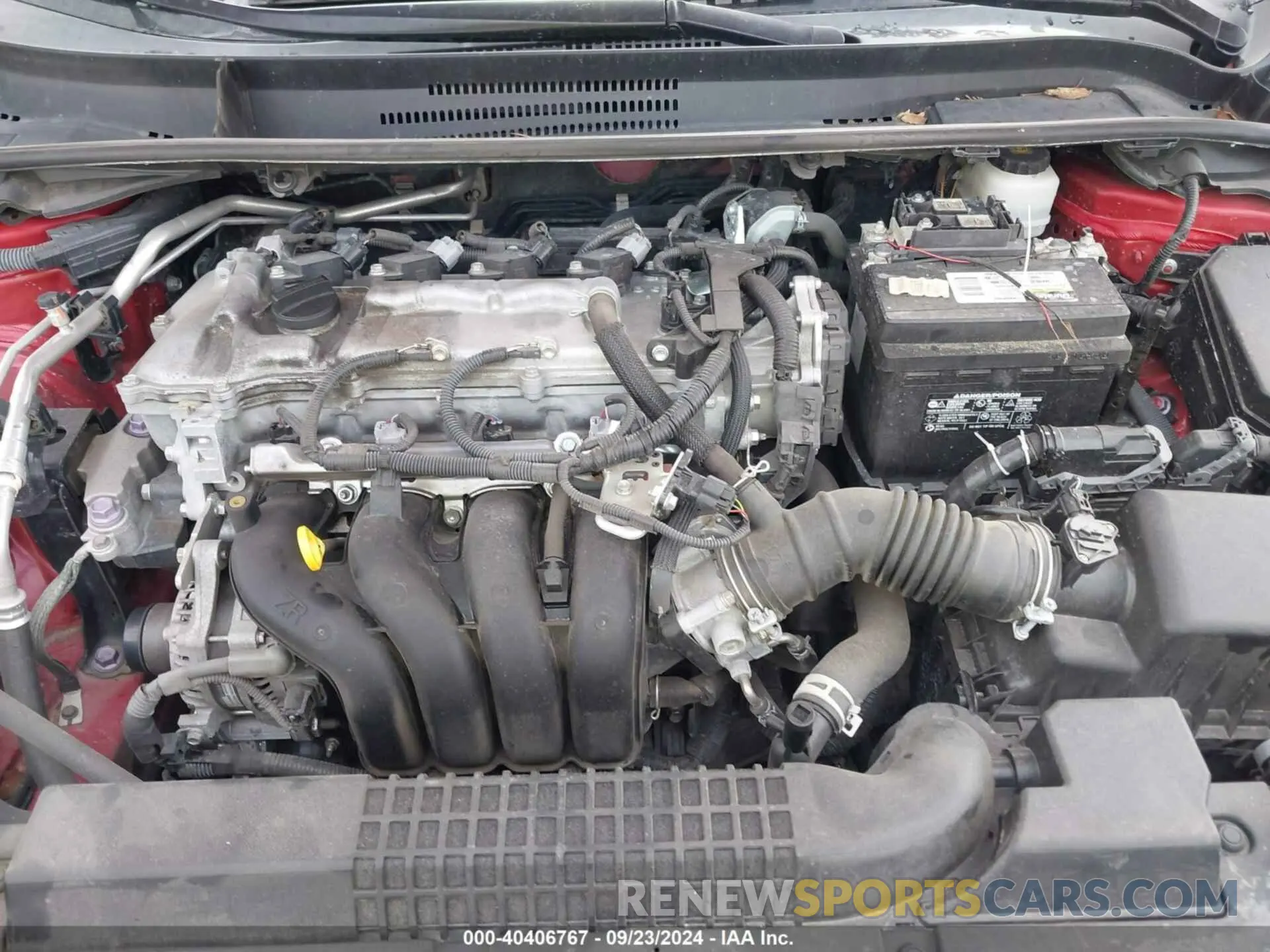 10 fotografías del automóvil dañado 5YFEPMAE2MP188485 TOYOTA COROLLA 2021