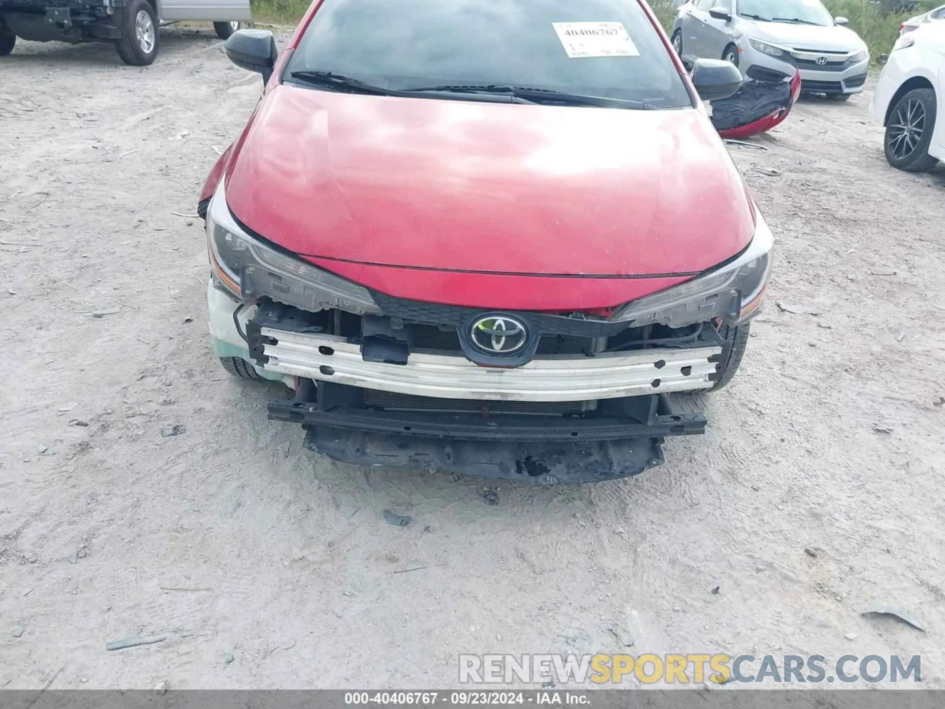 6 fotografías del automóvil dañado 5YFEPMAE2MP188485 TOYOTA COROLLA 2021
