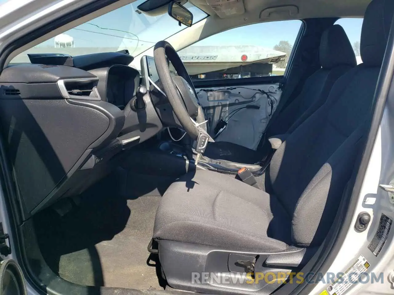7 fotografías del automóvil dañado 5YFEPMAE2MP192780 TOYOTA COROLLA 2021