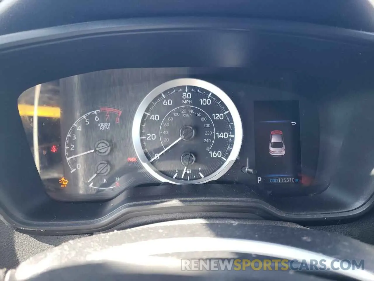9 fotografías del automóvil dañado 5YFEPMAE2MP192780 TOYOTA COROLLA 2021
