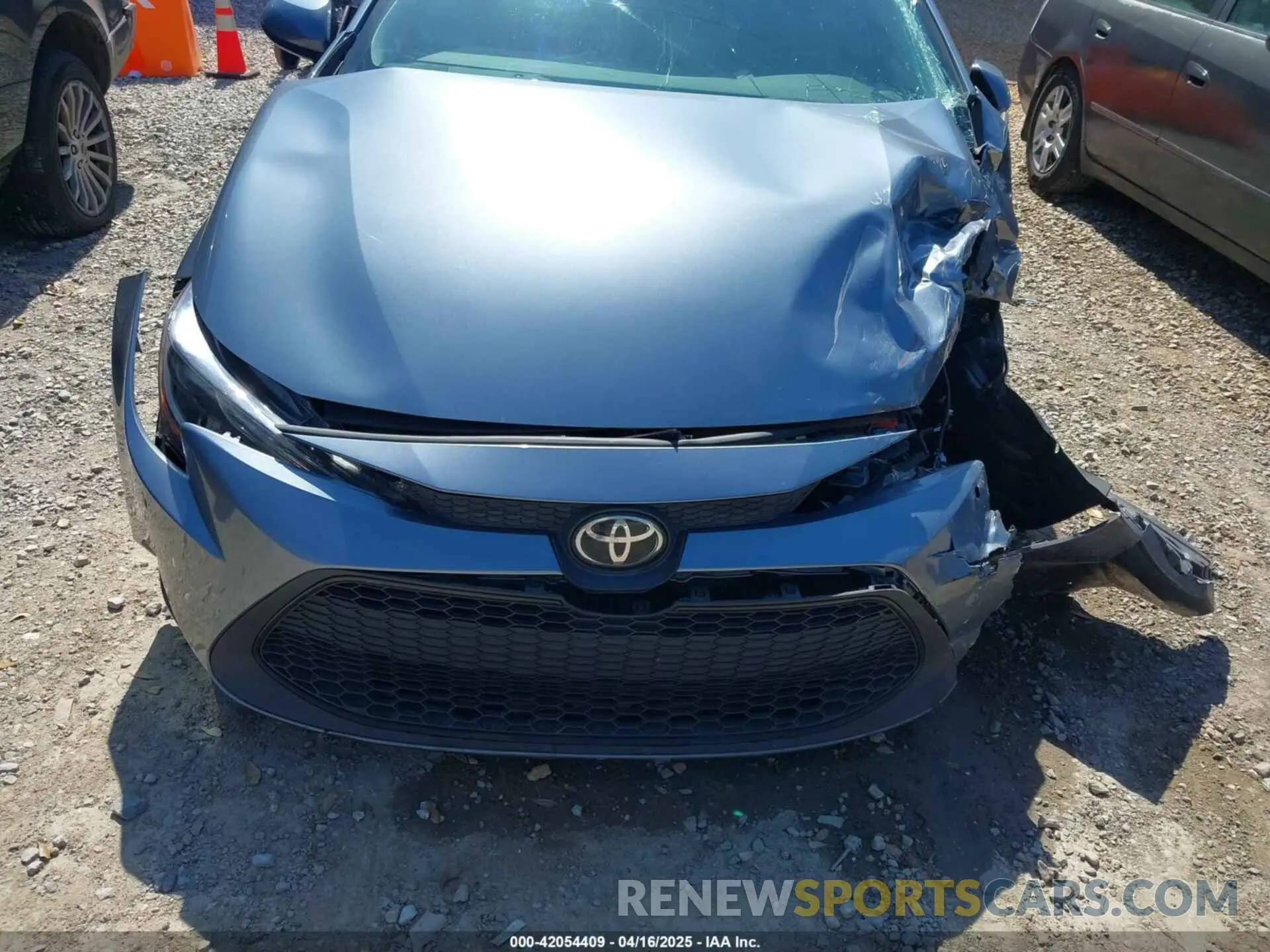 11 fotografías del automóvil dañado 5YFEPMAE2MP199812 TOYOTA COROLLA 2021