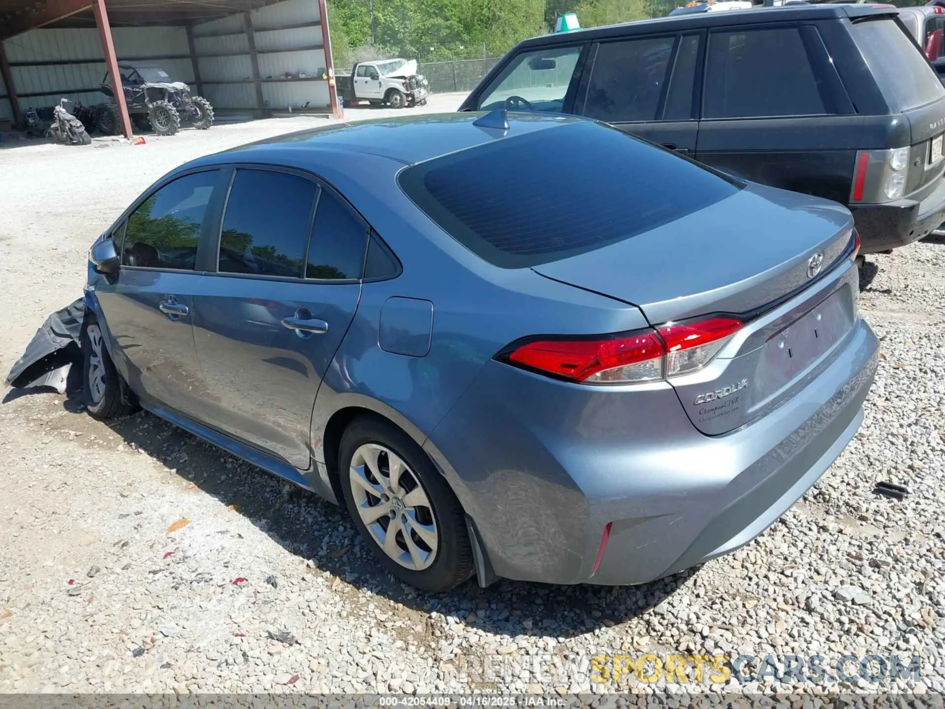 3 fotografías del automóvil dañado 5YFEPMAE2MP199812 TOYOTA COROLLA 2021