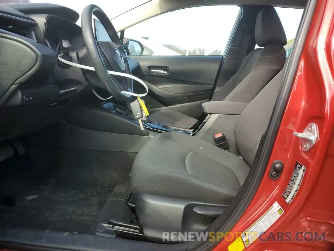 7 fotografías del automóvil dañado 5YFEPMAE2MP203146 TOYOTA COROLLA 2021