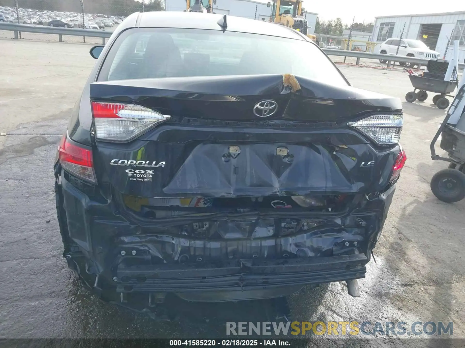 6 fotografías del automóvil dañado 5YFEPMAE2MP204667 TOYOTA COROLLA 2021