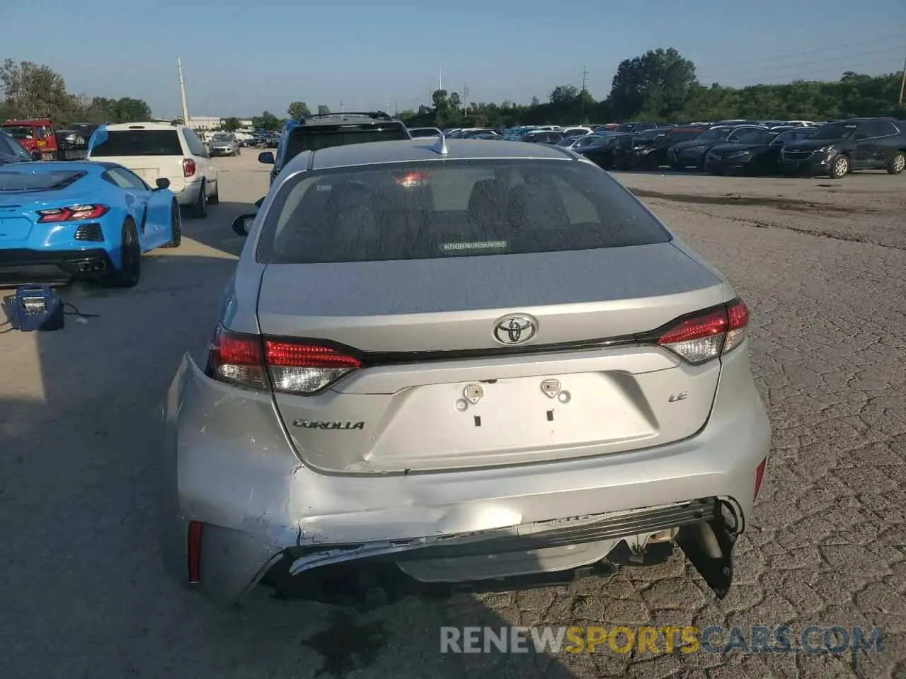 6 fotografías del automóvil dañado 5YFEPMAE2MP209075 TOYOTA COROLLA 2021