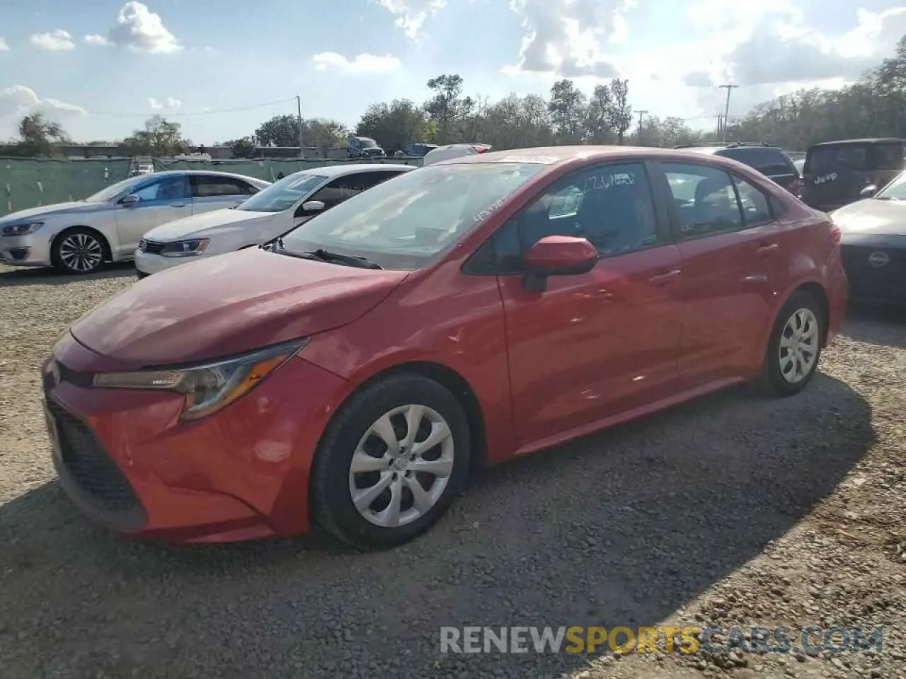 1 fotografías del automóvil dañado 5YFEPMAE2MP214762 TOYOTA COROLLA 2021