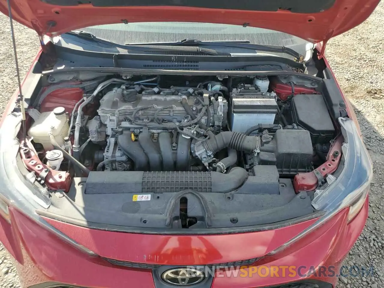 11 fotografías del automóvil dañado 5YFEPMAE2MP214762 TOYOTA COROLLA 2021