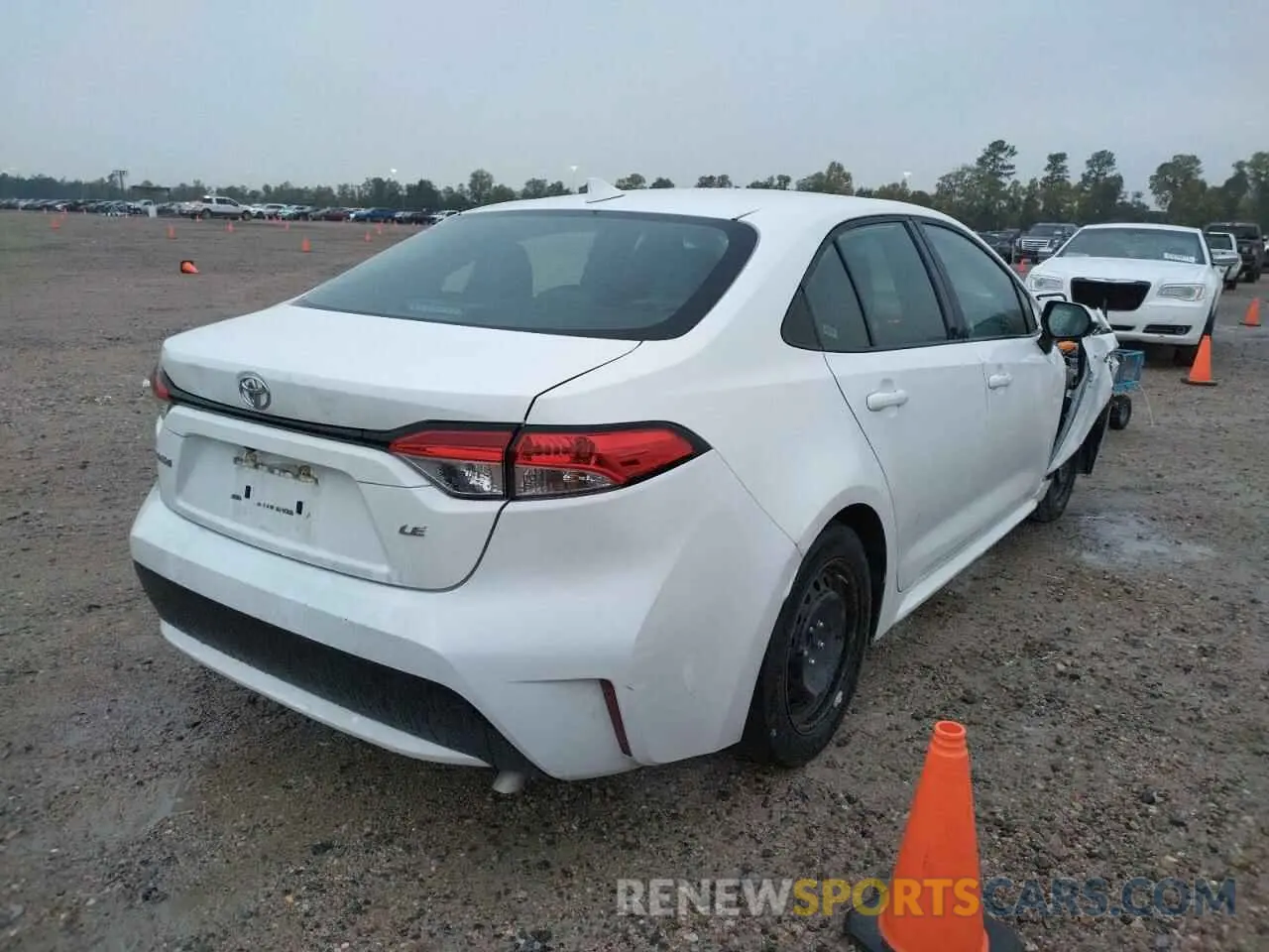 4 fotografías del automóvil dañado 5YFEPMAE2MP219072 TOYOTA COROLLA 2021