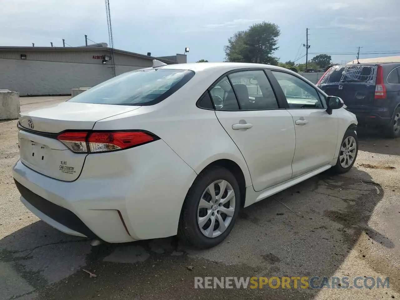 4 fotografías del automóvil dañado 5YFEPMAE2MP220710 TOYOTA COROLLA 2021
