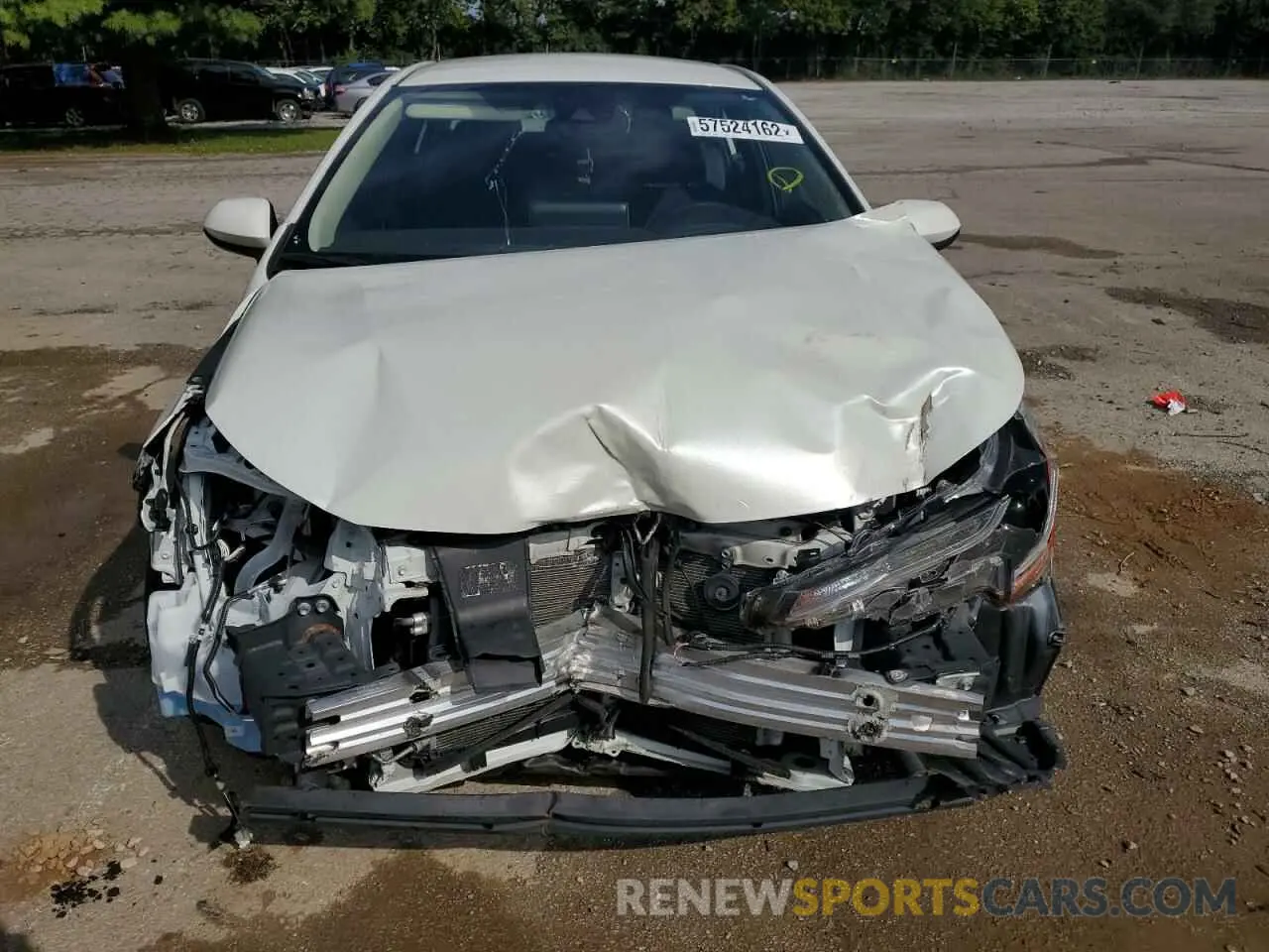 9 fotografías del automóvil dañado 5YFEPMAE2MP220710 TOYOTA COROLLA 2021