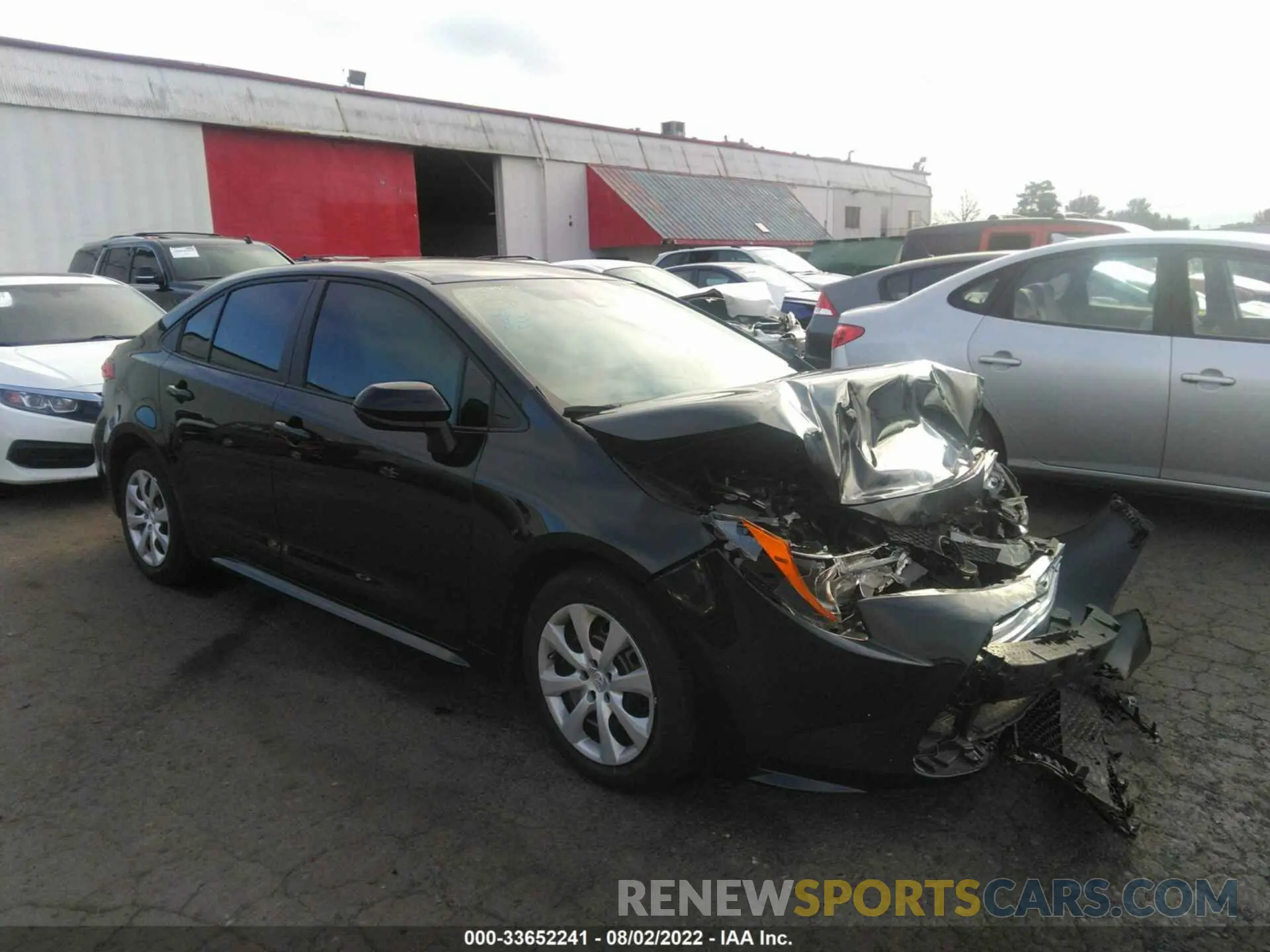 1 fotografías del automóvil dañado 5YFEPMAE2MP225373 TOYOTA COROLLA 2021