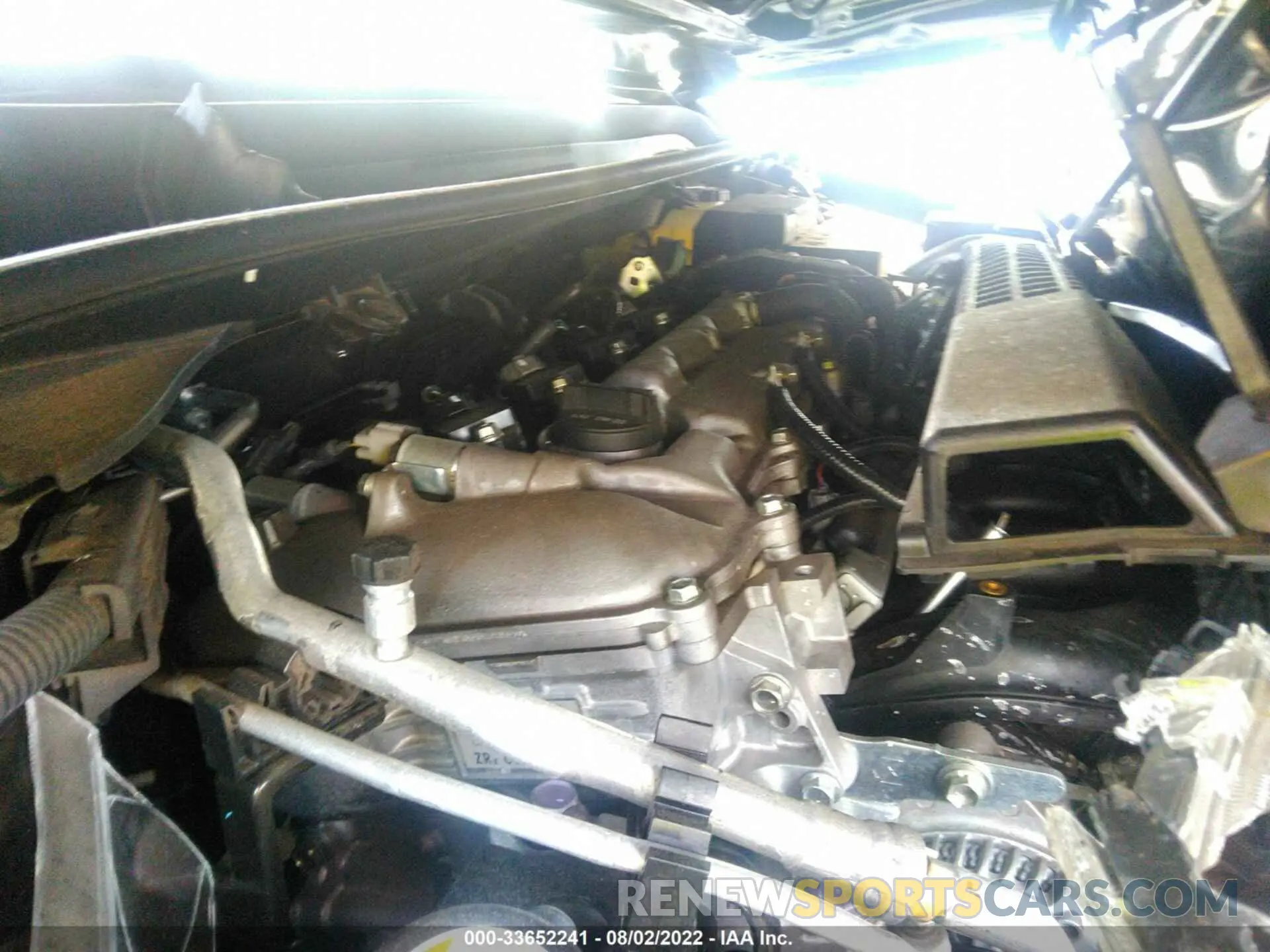 10 fotografías del automóvil dañado 5YFEPMAE2MP225373 TOYOTA COROLLA 2021