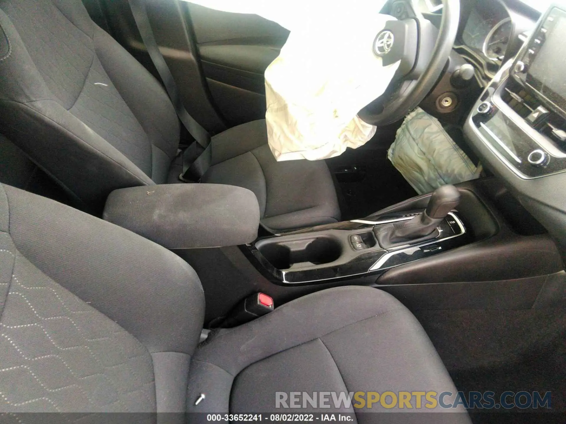 5 fotografías del automóvil dañado 5YFEPMAE2MP225373 TOYOTA COROLLA 2021
