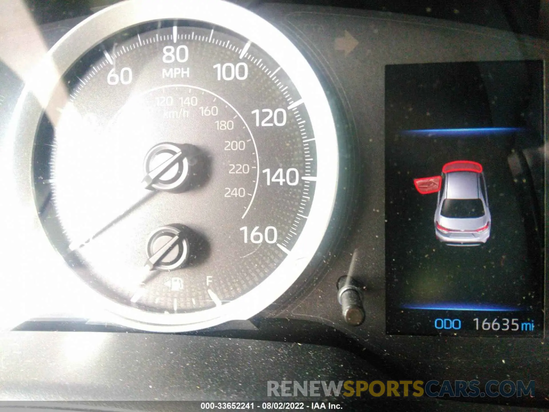 7 fotografías del automóvil dañado 5YFEPMAE2MP225373 TOYOTA COROLLA 2021