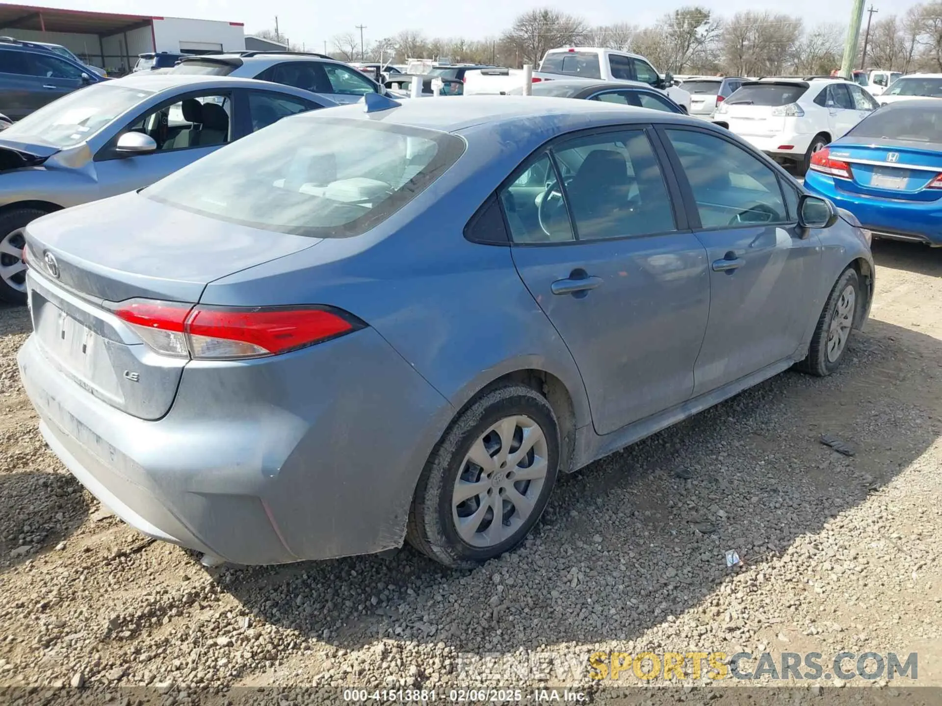 3 fotografías del automóvil dañado 5YFEPMAE2MP230007 TOYOTA COROLLA 2021