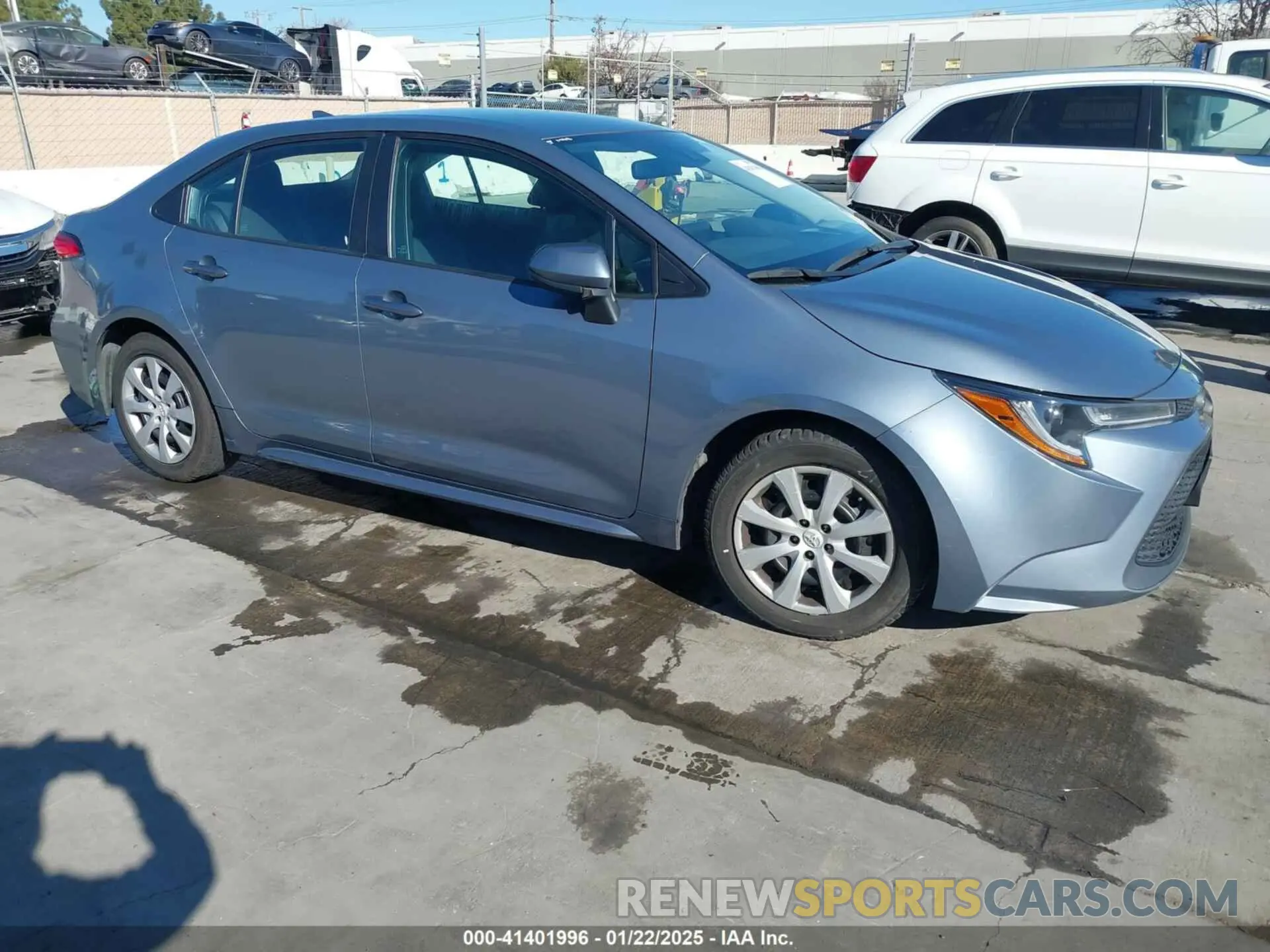 1 fotografías del automóvil dañado 5YFEPMAE2MP230587 TOYOTA COROLLA 2021