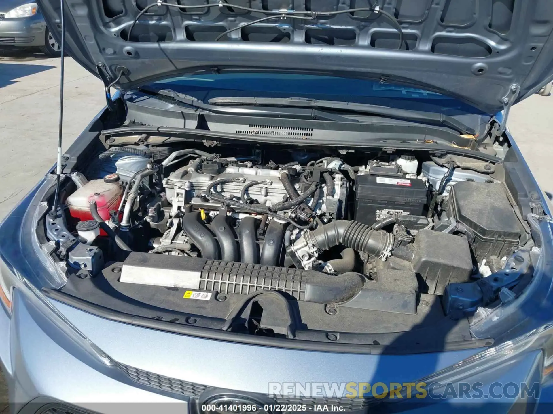 10 fotografías del automóvil dañado 5YFEPMAE2MP230587 TOYOTA COROLLA 2021