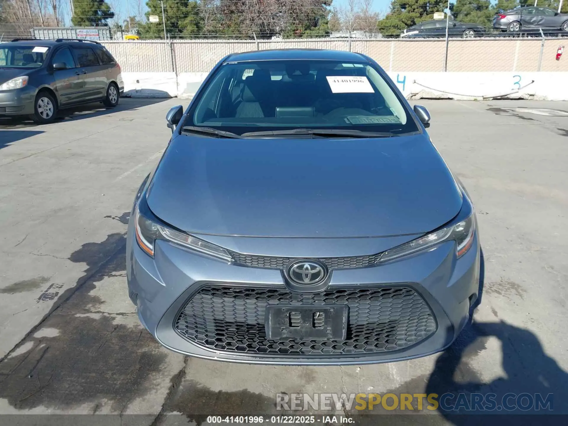 12 fotografías del automóvil dañado 5YFEPMAE2MP230587 TOYOTA COROLLA 2021