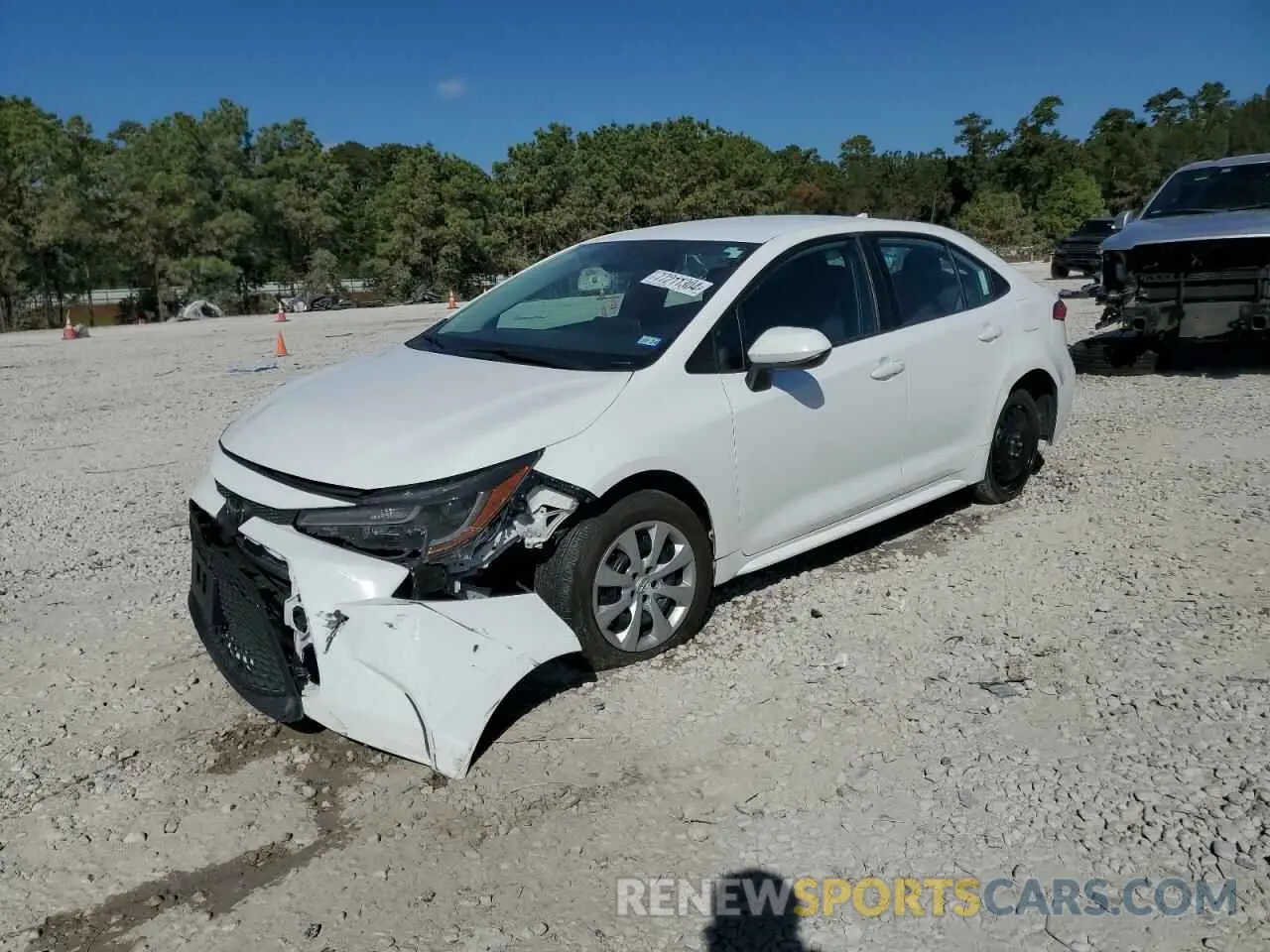 1 fotografías del automóvil dañado 5YFEPMAE2MP232565 TOYOTA COROLLA 2021
