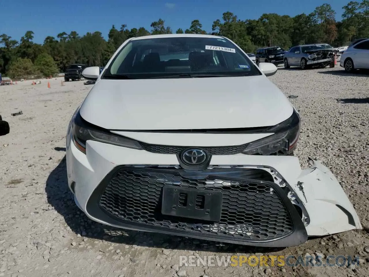 5 fotografías del automóvil dañado 5YFEPMAE2MP232565 TOYOTA COROLLA 2021