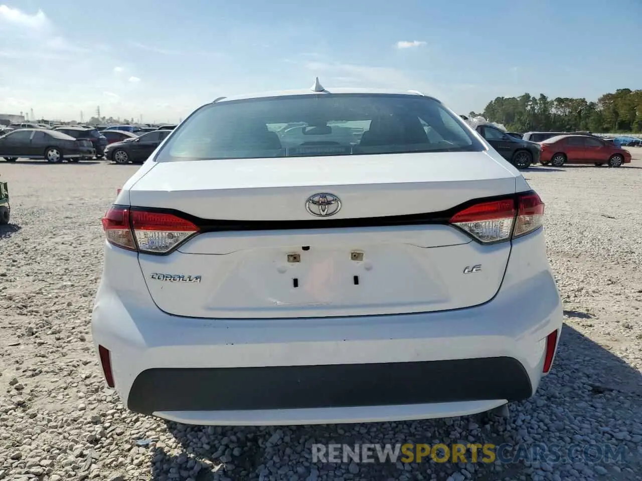 6 fotografías del automóvil dañado 5YFEPMAE2MP232565 TOYOTA COROLLA 2021