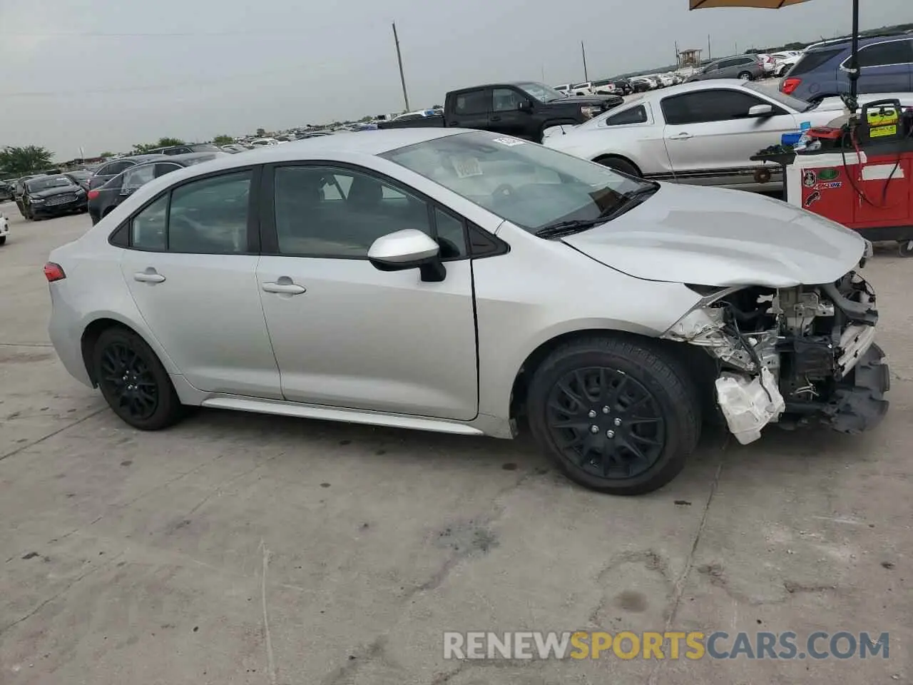 4 fotografías del automóvil dañado 5YFEPMAE2MP234882 TOYOTA COROLLA 2021