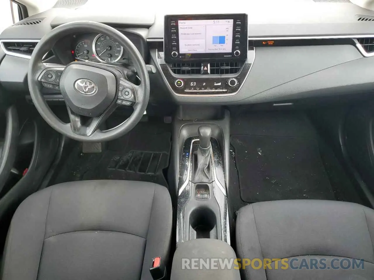 8 fotografías del automóvil dañado 5YFEPMAE2MP234882 TOYOTA COROLLA 2021