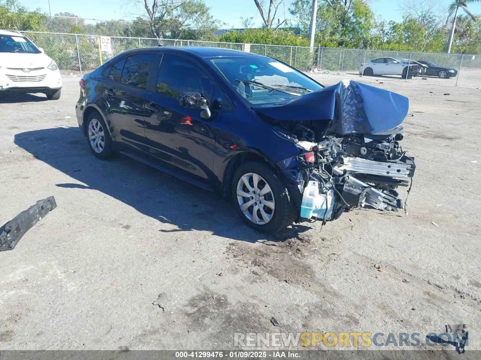 1 fotografías del automóvil dañado 5YFEPMAE2MP235885 TOYOTA COROLLA 2021