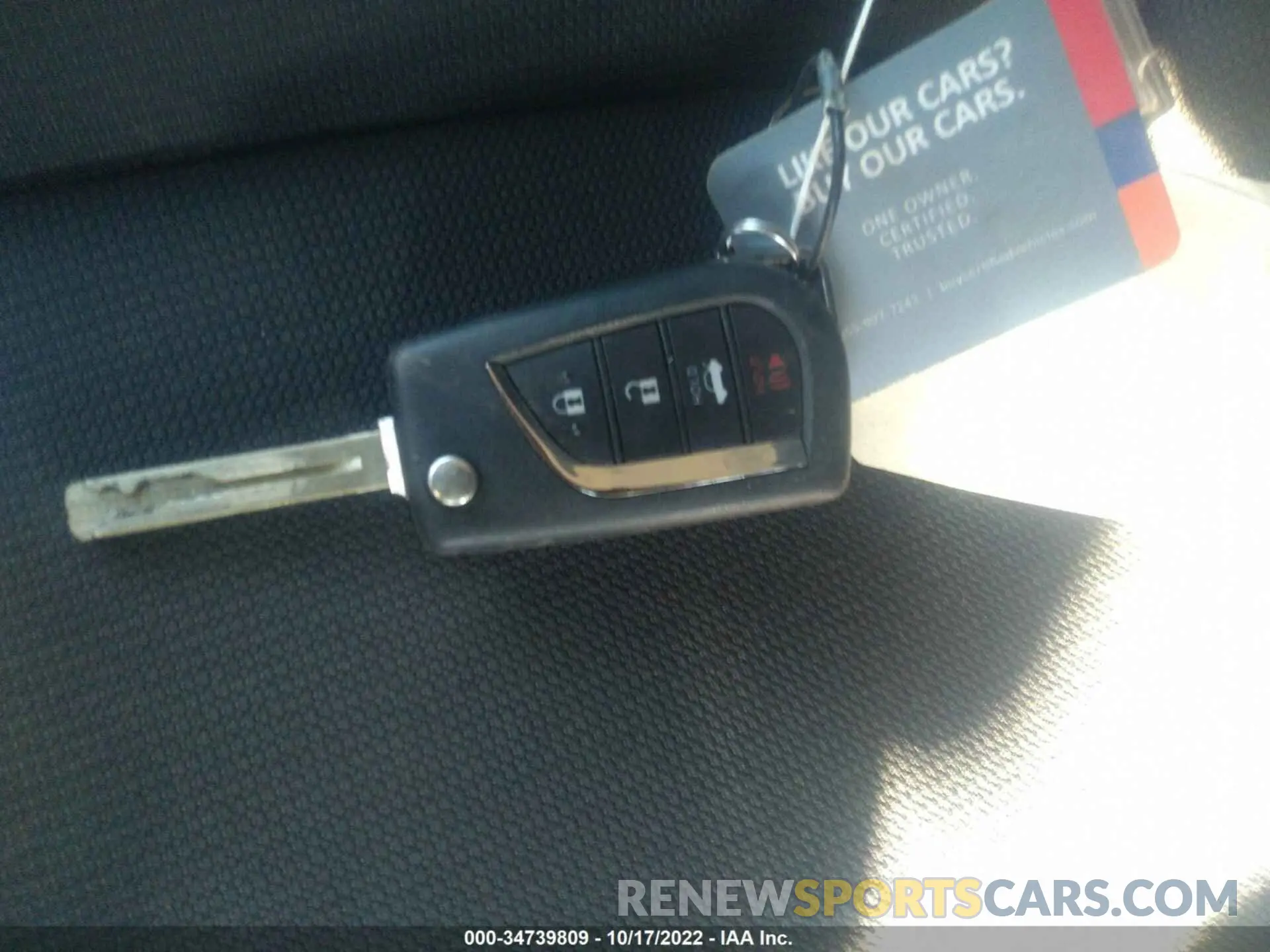 11 fotografías del automóvil dañado 5YFEPMAE2MP244277 TOYOTA COROLLA 2021