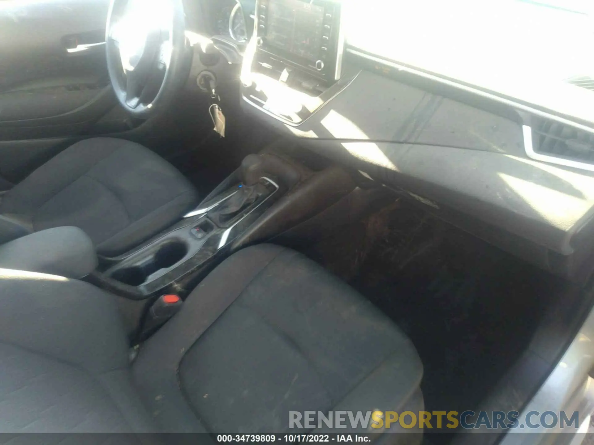 5 fotografías del automóvil dañado 5YFEPMAE2MP244277 TOYOTA COROLLA 2021