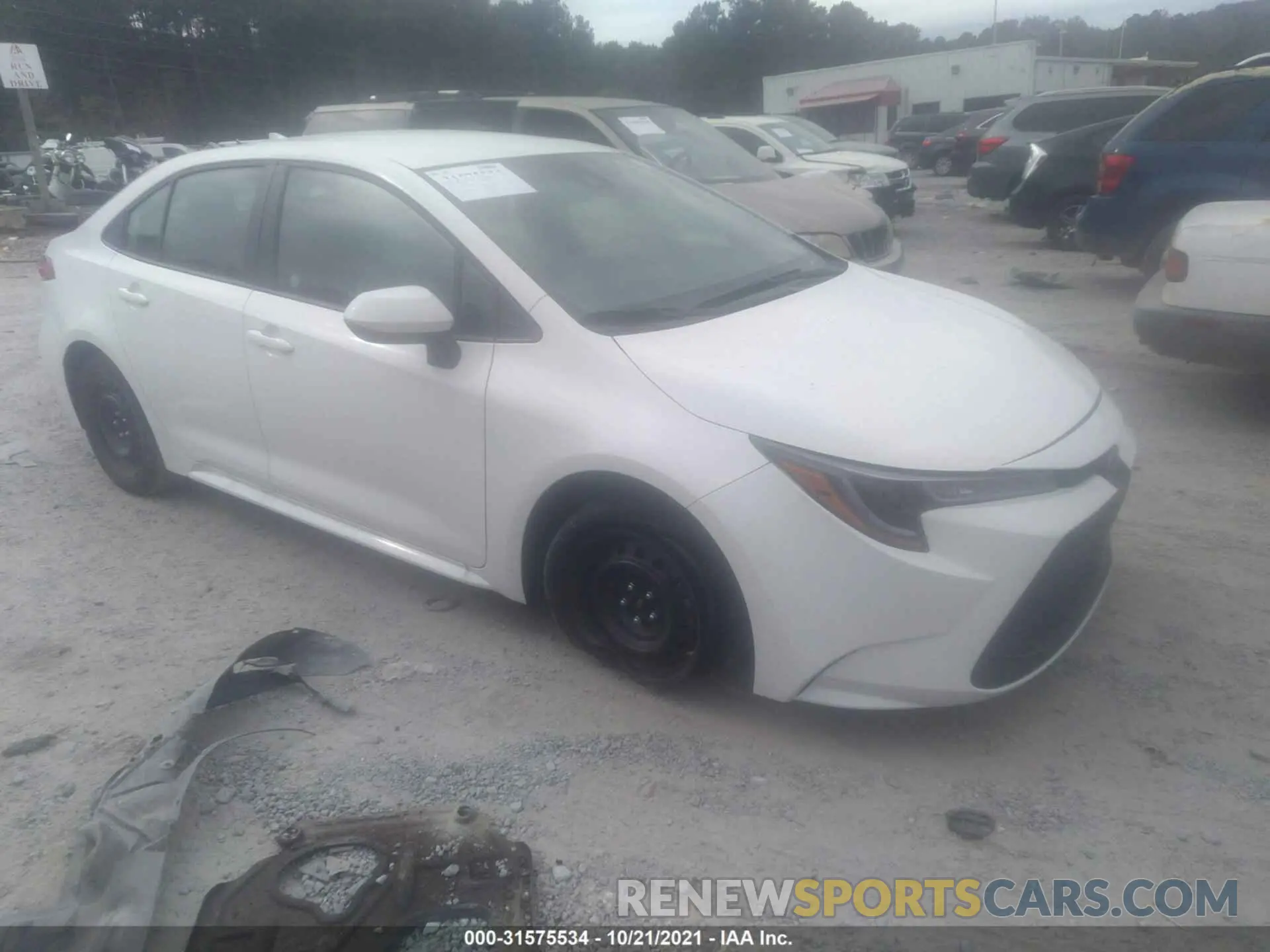 1 fotografías del automóvil dañado 5YFEPMAE2MP245025 TOYOTA COROLLA 2021