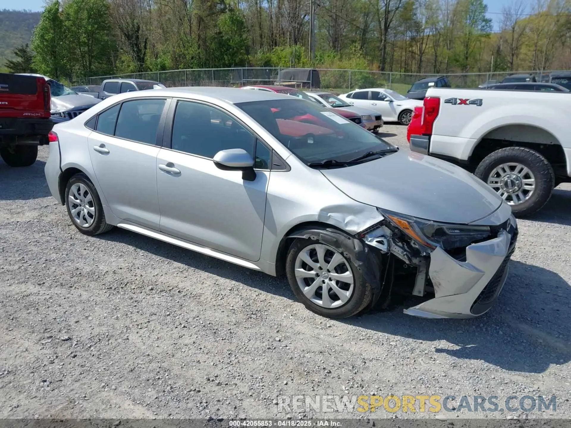 1 fotografías del automóvil dañado 5YFEPMAE2MP246076 TOYOTA COROLLA 2021