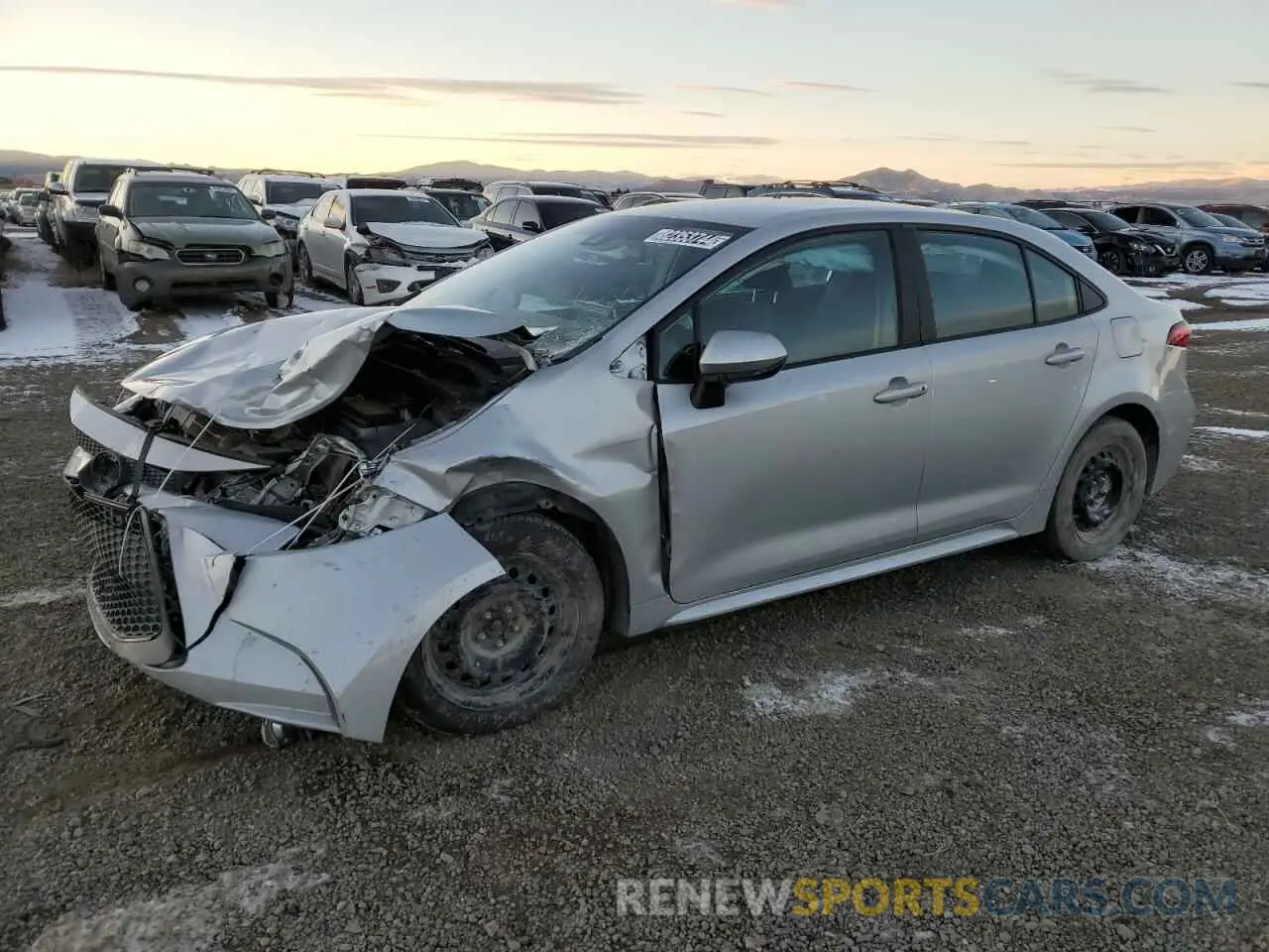 1 fotografías del automóvil dañado 5YFEPMAE2MP248362 TOYOTA COROLLA 2021