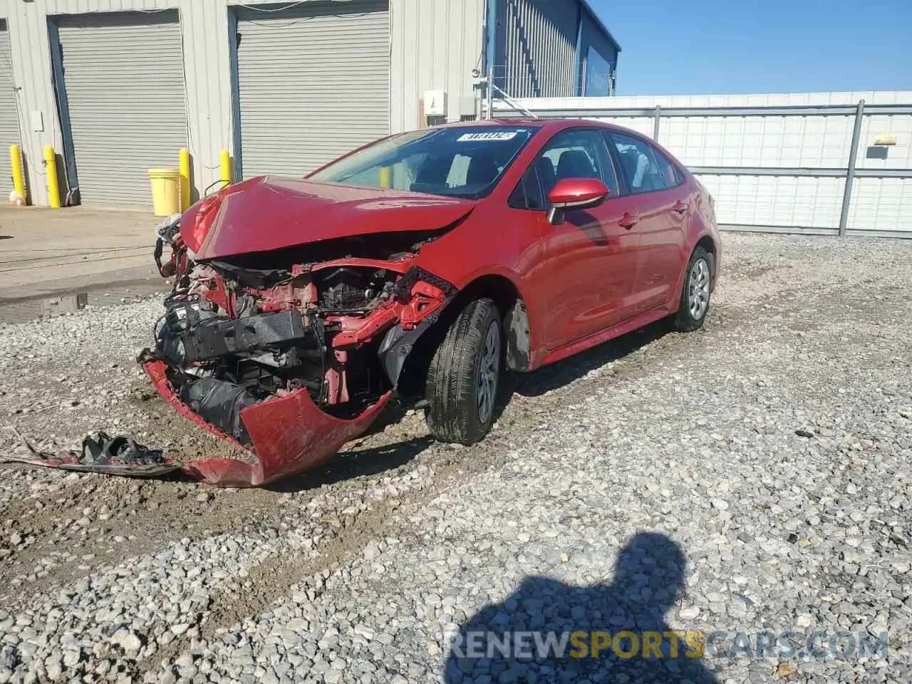 1 fotografías del automóvil dañado 5YFEPMAE2MP252363 TOYOTA COROLLA 2021