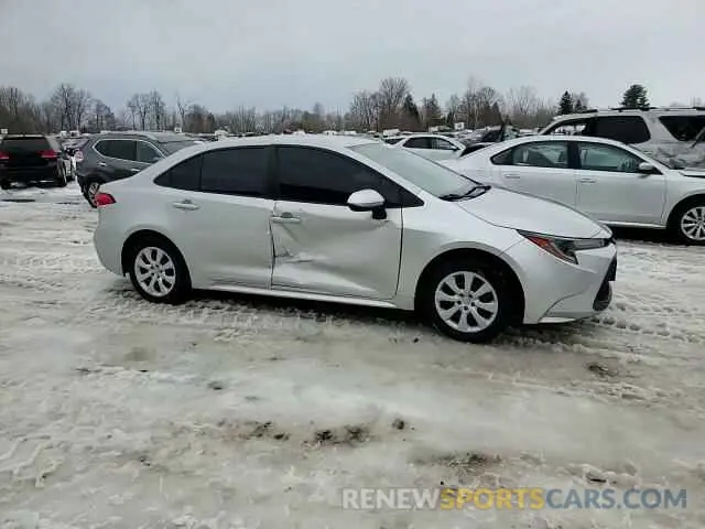 10 fotografías del automóvil dañado 5YFEPMAE2MP256588 TOYOTA COROLLA 2021
