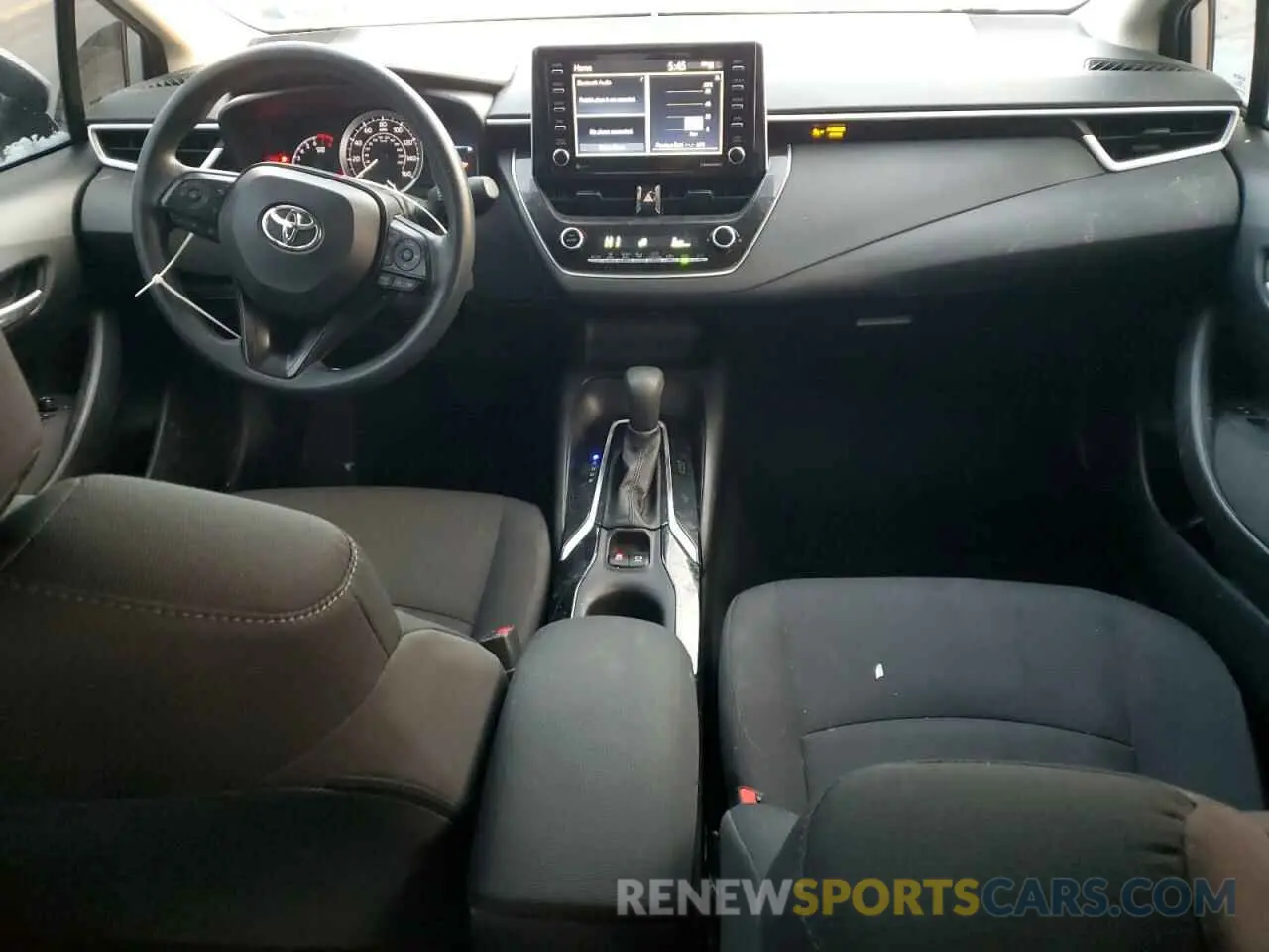 8 fotografías del automóvil dañado 5YFEPMAE2MP256588 TOYOTA COROLLA 2021