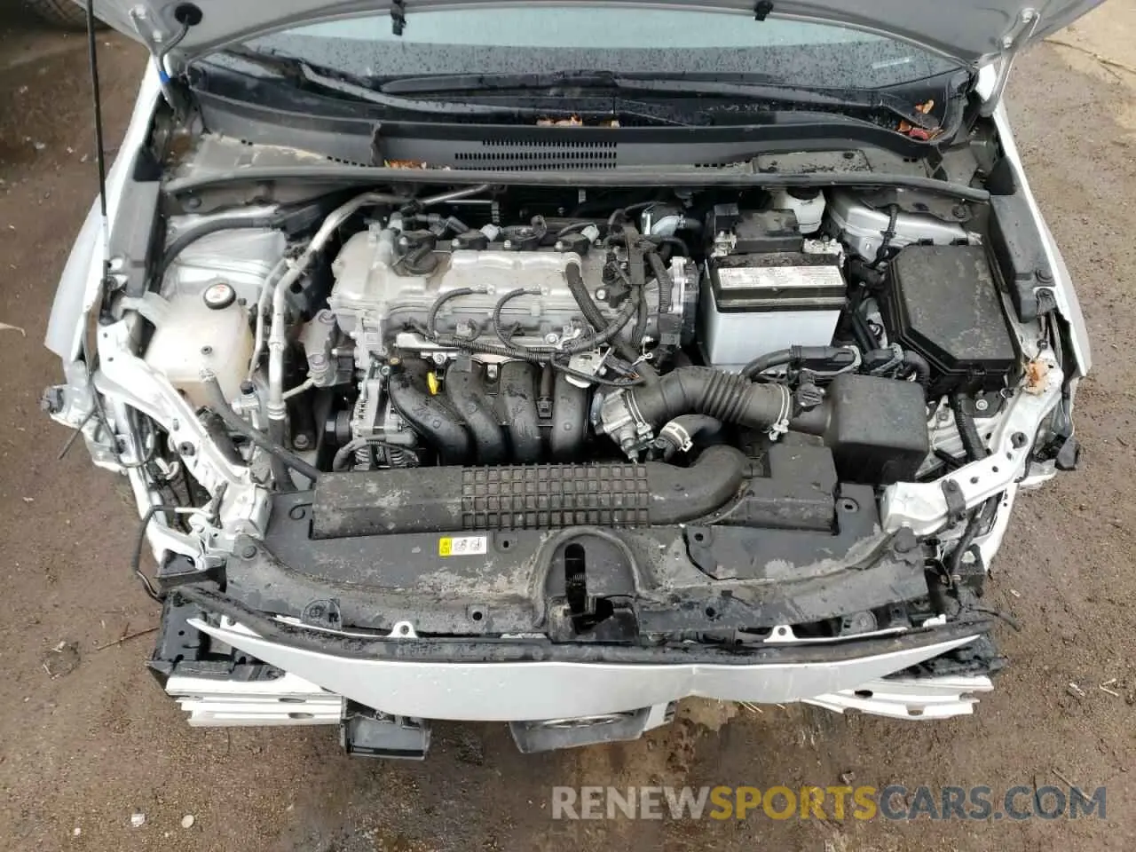 11 fotografías del automóvil dañado 5YFEPMAE2MP260382 TOYOTA COROLLA 2021