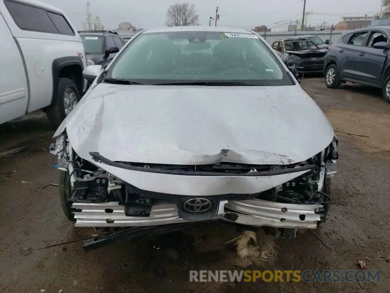 5 fotografías del automóvil dañado 5YFEPMAE2MP260382 TOYOTA COROLLA 2021