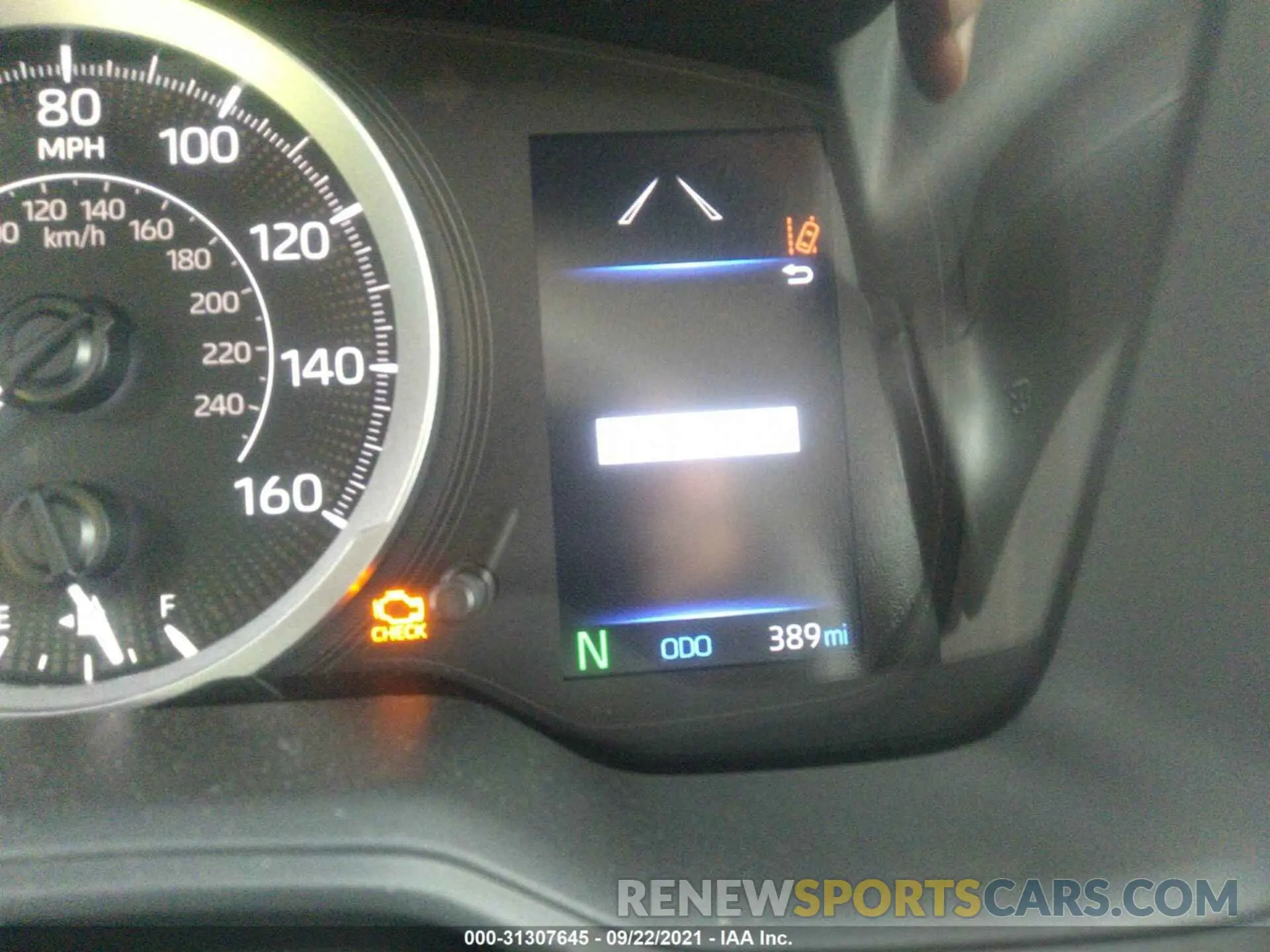 7 fotografías del automóvil dañado 5YFEPMAE2MP264366 TOYOTA COROLLA 2021