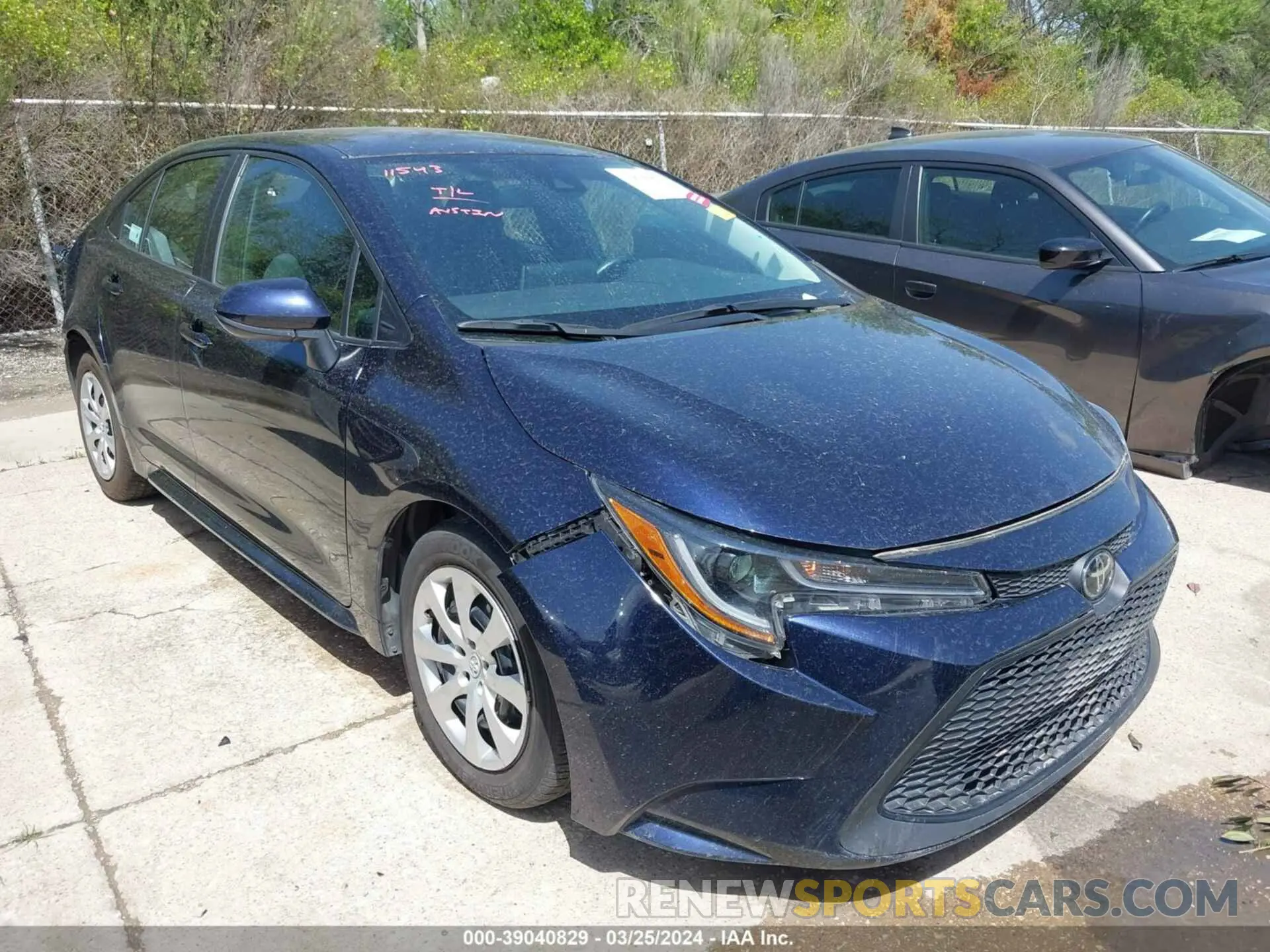 1 fotografías del automóvil dañado 5YFEPMAE2MP268532 TOYOTA COROLLA 2021