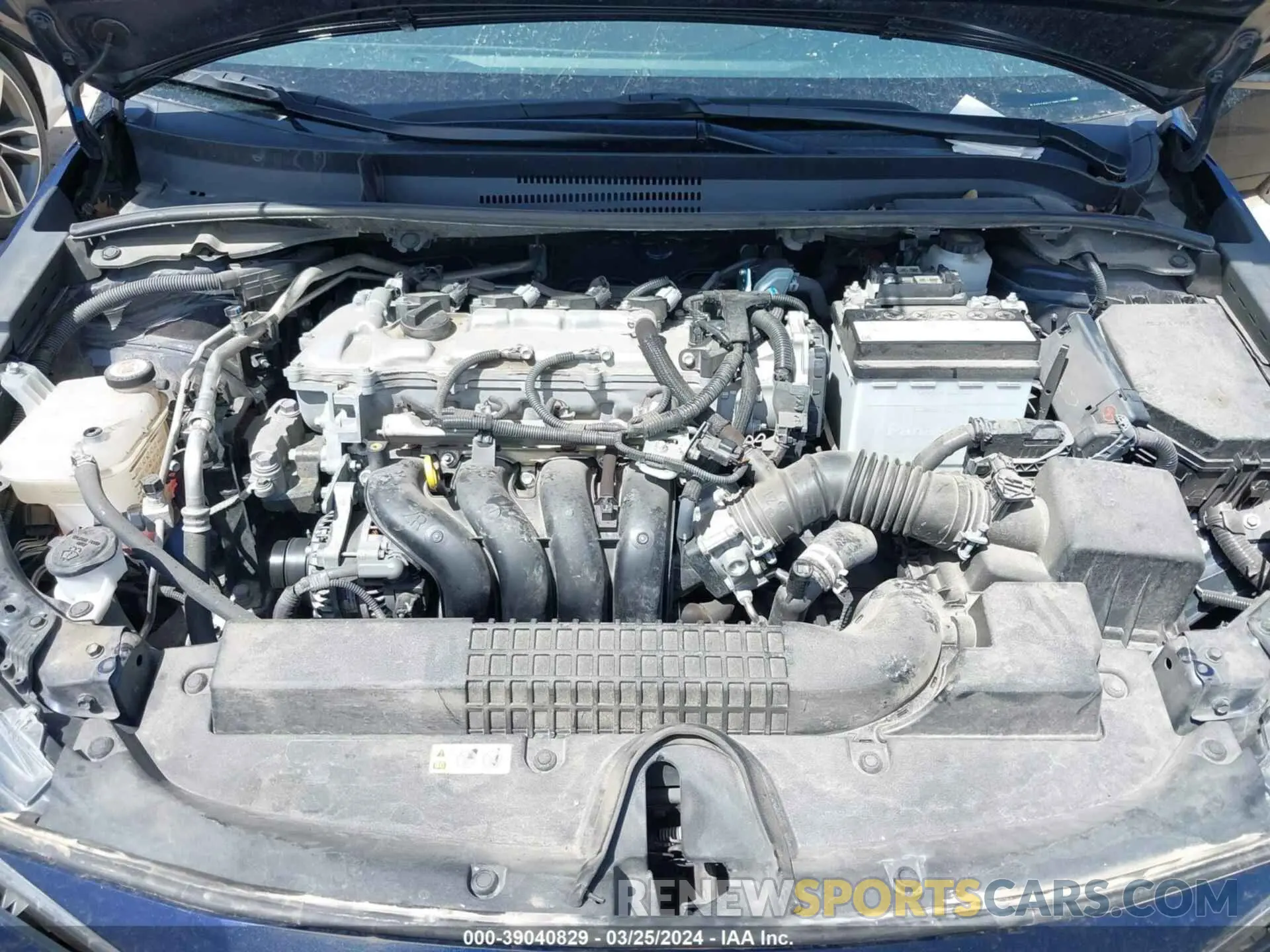 10 fotografías del automóvil dañado 5YFEPMAE2MP268532 TOYOTA COROLLA 2021