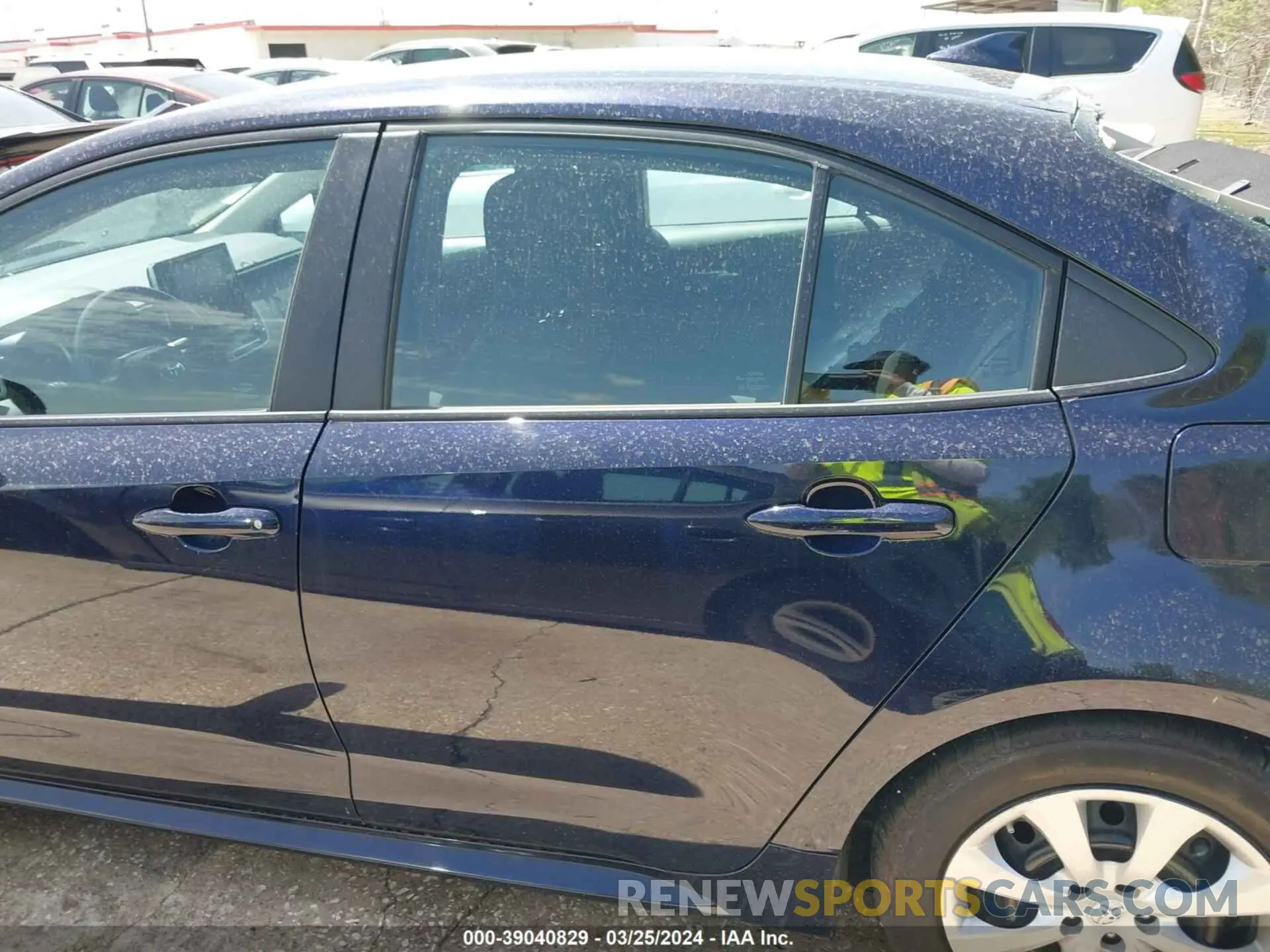 14 fotografías del automóvil dañado 5YFEPMAE2MP268532 TOYOTA COROLLA 2021