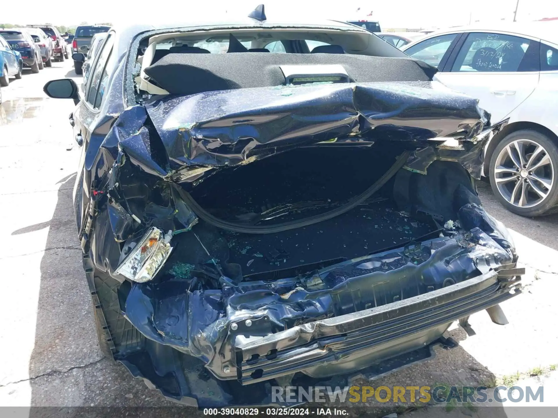 6 fotografías del automóvil dañado 5YFEPMAE2MP268532 TOYOTA COROLLA 2021