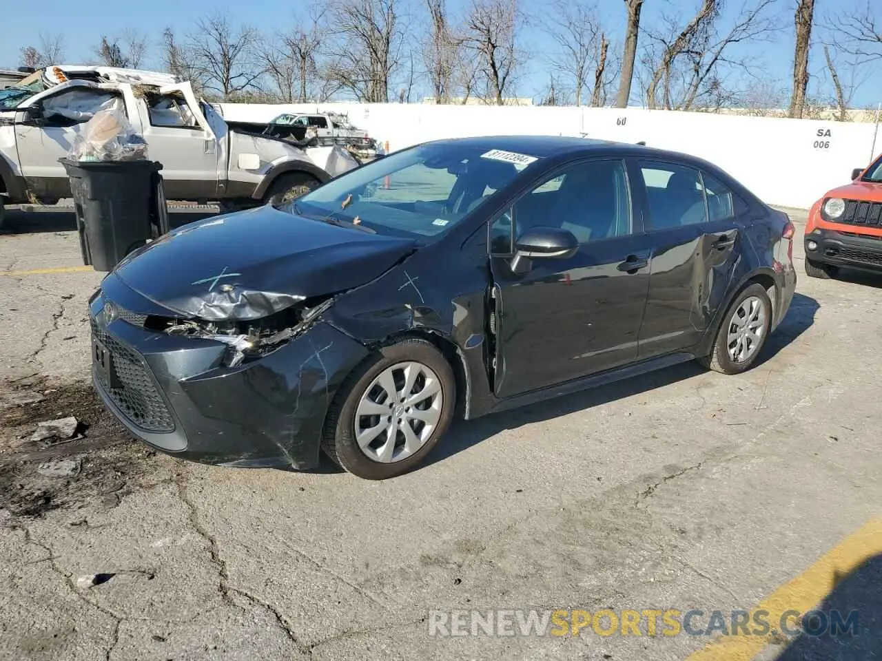 1 fotografías del automóvil dañado 5YFEPMAE2MP269101 TOYOTA COROLLA 2021