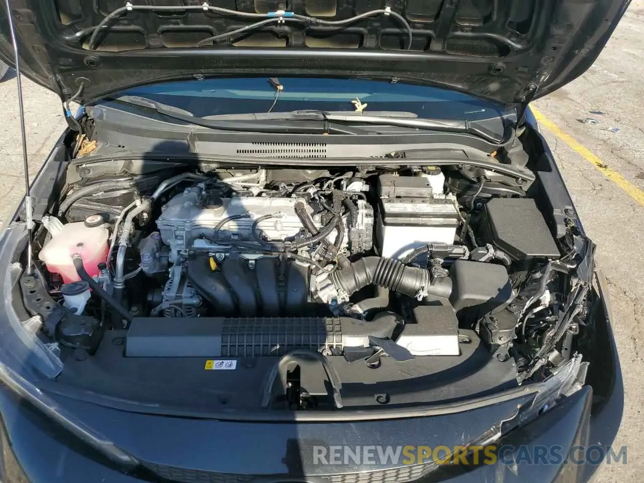 11 fotografías del automóvil dañado 5YFEPMAE2MP269101 TOYOTA COROLLA 2021