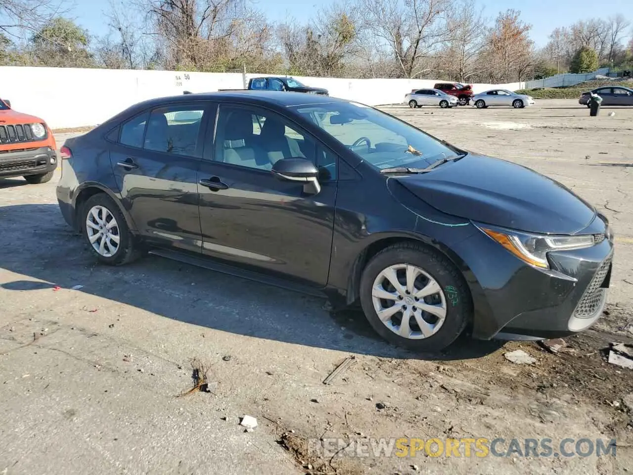 4 fotografías del automóvil dañado 5YFEPMAE2MP269101 TOYOTA COROLLA 2021