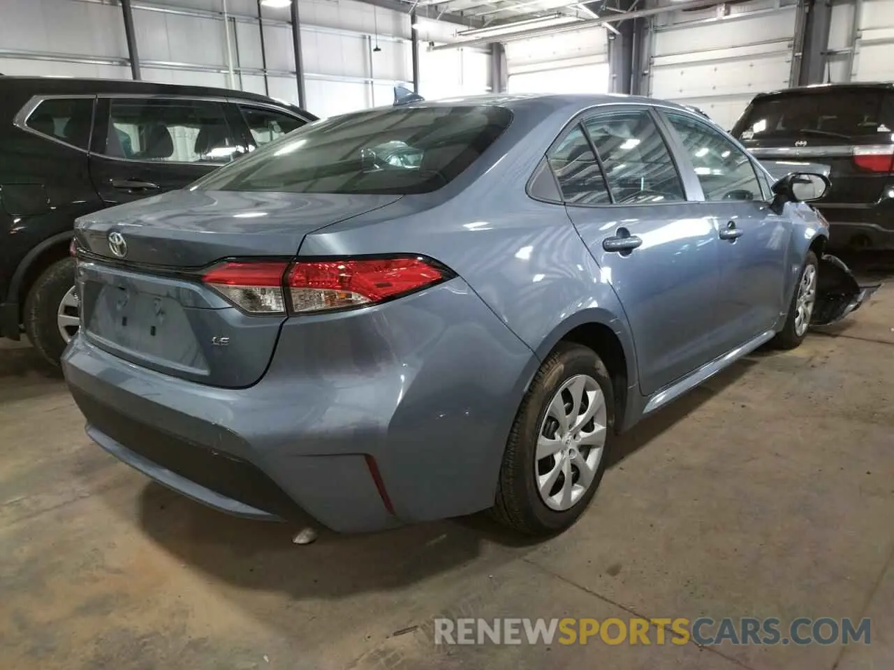 4 fotografías del automóvil dañado 5YFEPMAE2MP269146 TOYOTA COROLLA 2021