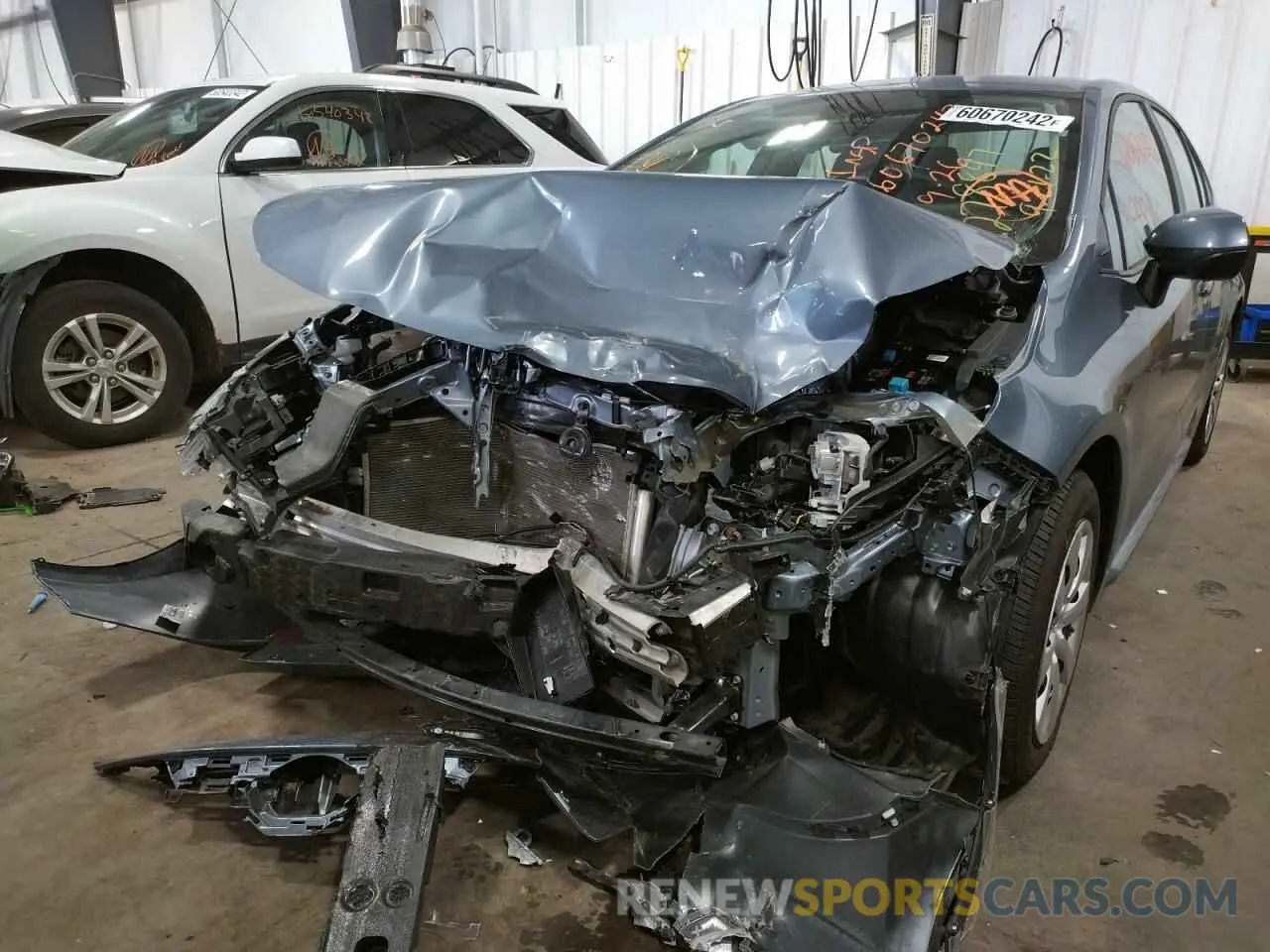 9 fotografías del automóvil dañado 5YFEPMAE2MP269146 TOYOTA COROLLA 2021